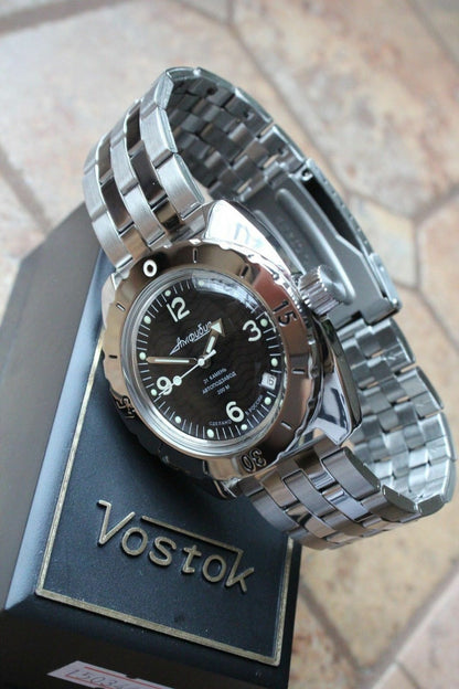 Russian Mechanical Automatic Wrist Watch VOSTOK AMPHIBIAN DIVER 150344