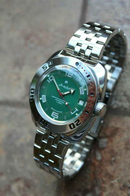 Russian Mechanical Automatic Wrist Watch VOSTOK AMPHIBIAN DIVER 710405