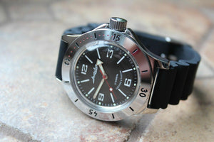 Russian Mechanical Automatic Wrist Watch VOSTOK AMPHIBIAN DIVER 120509