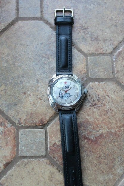 Vostok Komandirsky Russian Military Wrist Watch # 211402 NEW