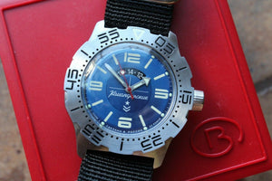 Russian Mechanical Automatic Wrist Watch VOSTOK Komandirsky K-35 350669
