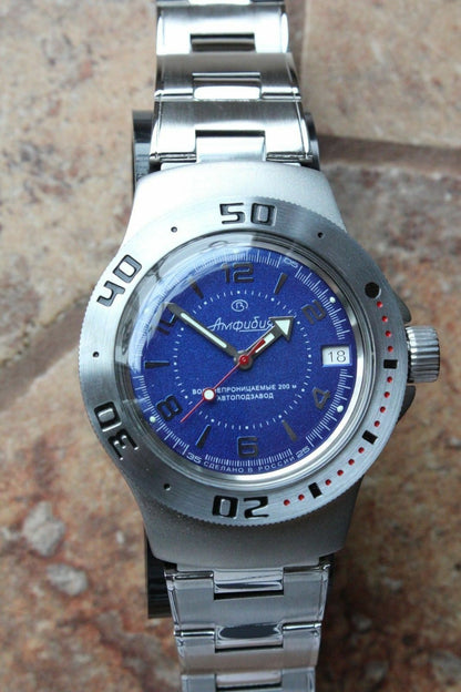 Vostok Amphibian Auto Russian diver wrist watch 060007