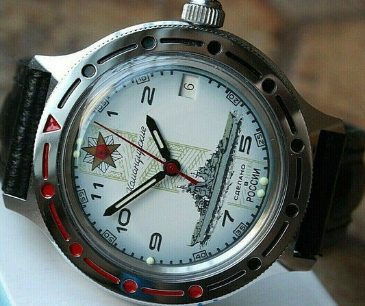 Vostok Komandirsky Mechanical Automatic Wrist Watch 921428