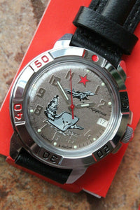 Vostok Komandirsky Military Wrist Watch # 431402 NEW