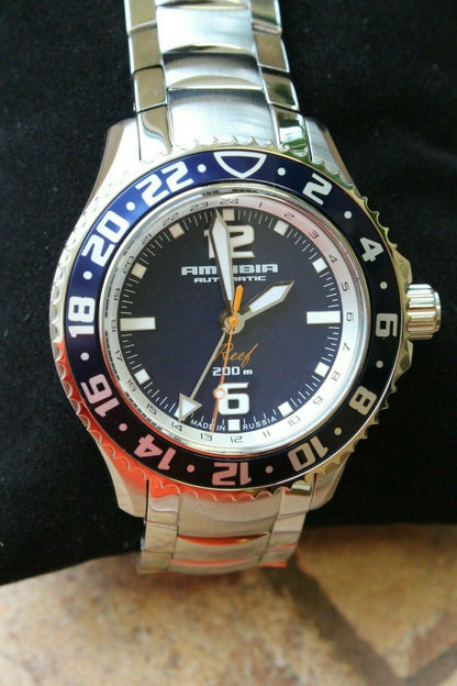 Vostok Amphibian Reef Russian wrist watch 080493