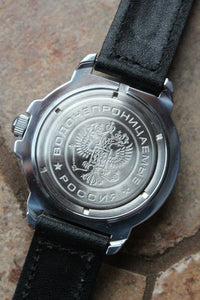 Vostok Komandirsky Military Wrist Watch # 431976 NEW