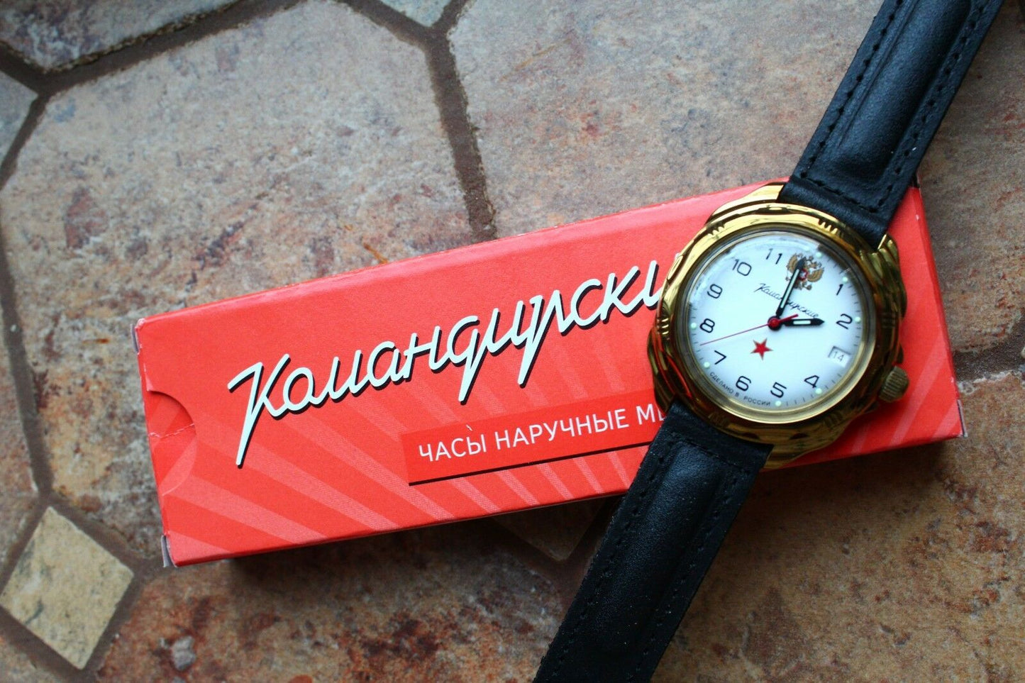 Vostok Komandirsky Russian Military Wrist Watch 219322