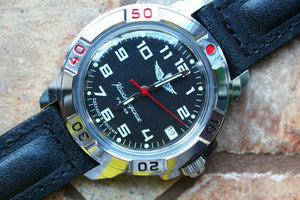 Vostok Komandirsky Military Wrist Watch # 431941 NEW
