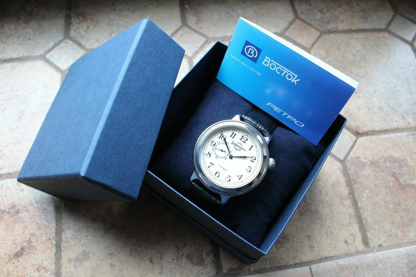 Vostok Komandirsky Auto Russian K-43 Retro wristwatches 550931