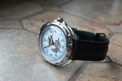 Vostok Komandirsky Russian Military Wrist Watch # 211982 NEW