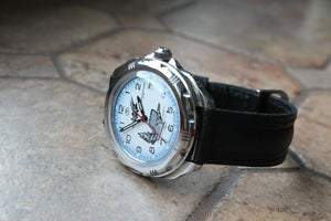 Vostok Komandirsky Russian Military Wrist Watch # 211982 NEW