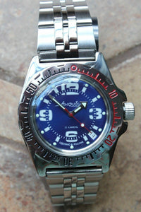 Vostok Amphibian Russian Auto diver wrist watch 110902