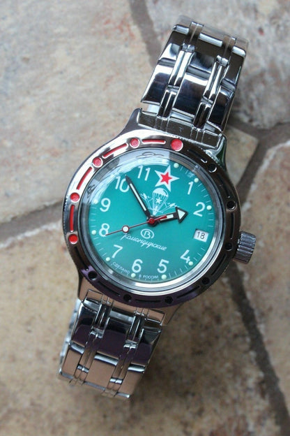 Russian Mechanical Automatic Wrist Watch VOSTOK AMPHIBIAN DIVER 420307