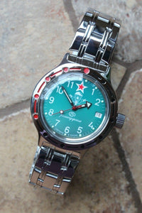 Russian Mechanical Automatic Wrist Watch VOSTOK AMPHIBIAN DIVER 420307