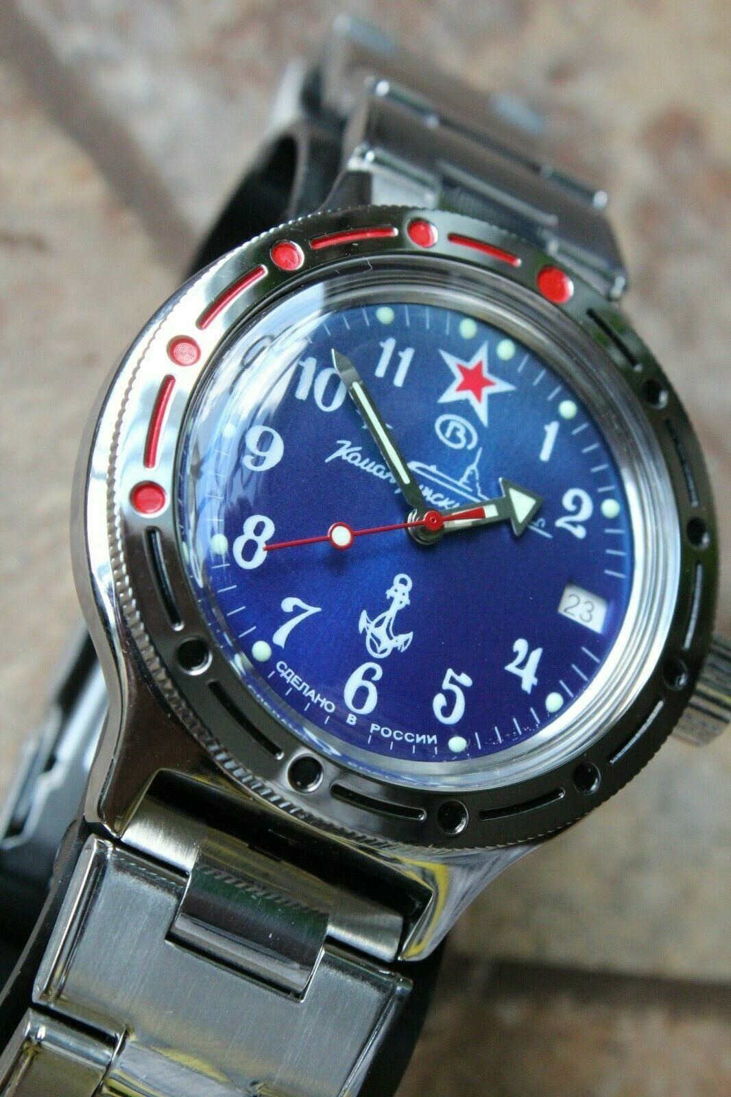 Russian Mechanical Automatic Wrist Watch VOSTOK AMPHIBIAN DIVER 420289