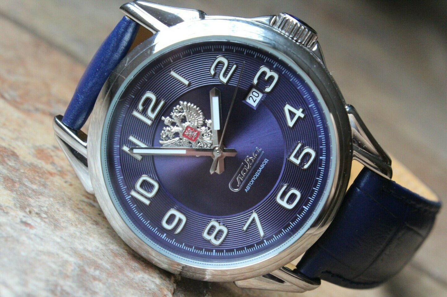 Slava Tradition Mechanical Automatic Russian Classic Wrist Watch 1610836