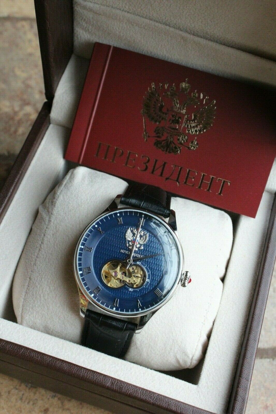 Russian President 6500150 Mechanical Automatic Men's Wrist Watch Poljot