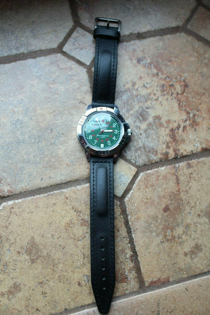 Vostok Komandirsky Russian Military Wrist Watch Border Troops PV # 431950 NEW