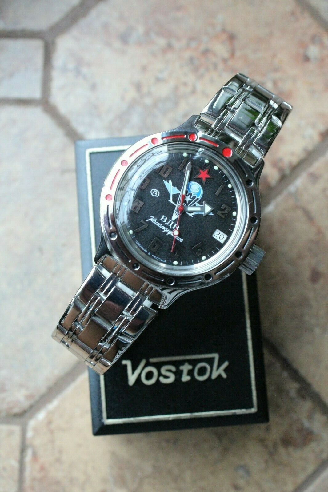 Vostok Amphibian Mechanical Automatic Wrist Watch Diver 420288