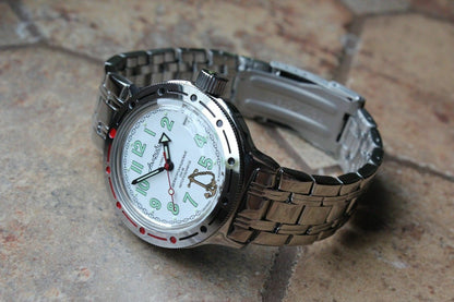 Russian Mechanical Automatic Wrist Watch VOSTOK AMPHIBIAN DIVER 420381