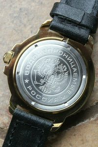 Vostok Komandirsky Military Wrist Watch # 439630 NEW