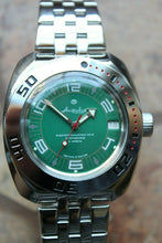 Load image into Gallery viewer, Russian Mechanical Automatic Wrist Watch VOSTOK AMPHIBIAN DIVER 710405

