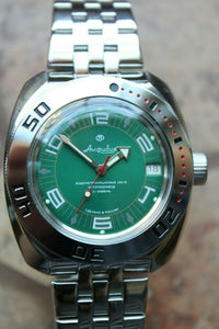 Russian Mechanical Automatic Wrist Watch VOSTOK AMPHIBIAN DIVER 710405
