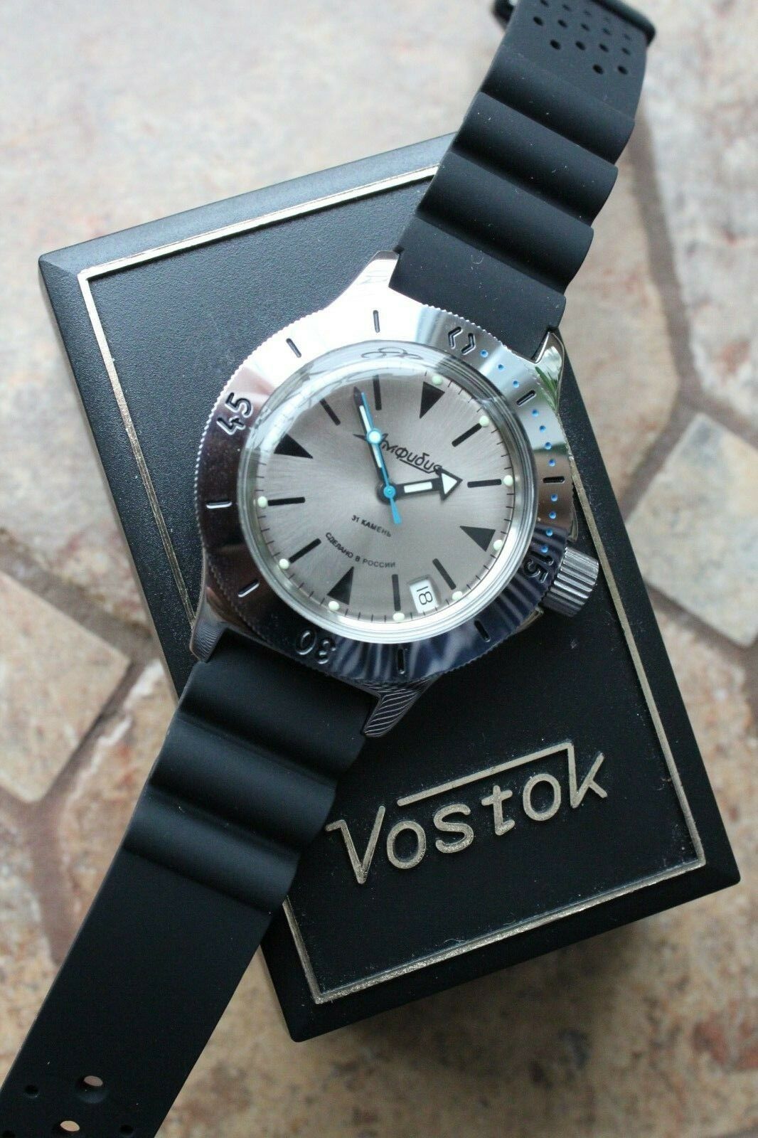 Russian Mechanical Automatic Wrist Watch VOSTOK AMPHIBIAN DIVER 120849