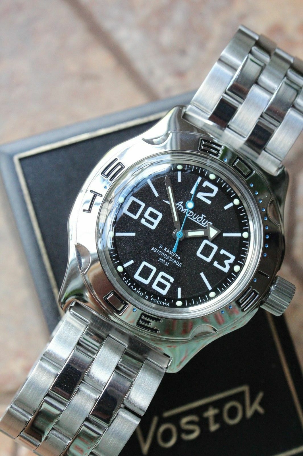 Russian Mechanical Automatic Wrist Watch VOSTOK AMPHIBIAN DIVER 100819