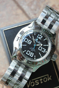 Russian Mechanical Automatic Wrist Watch VOSTOK AMPHIBIAN DIVER 100819
