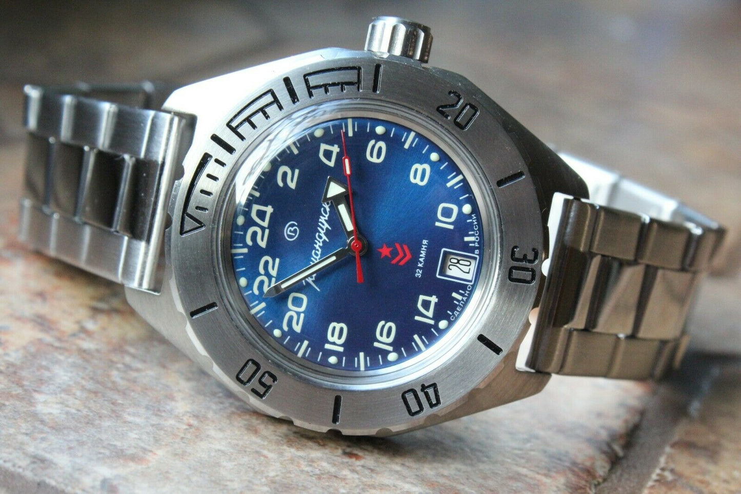 Vostok Komandirskie Automatic Russian wrist watch 650547