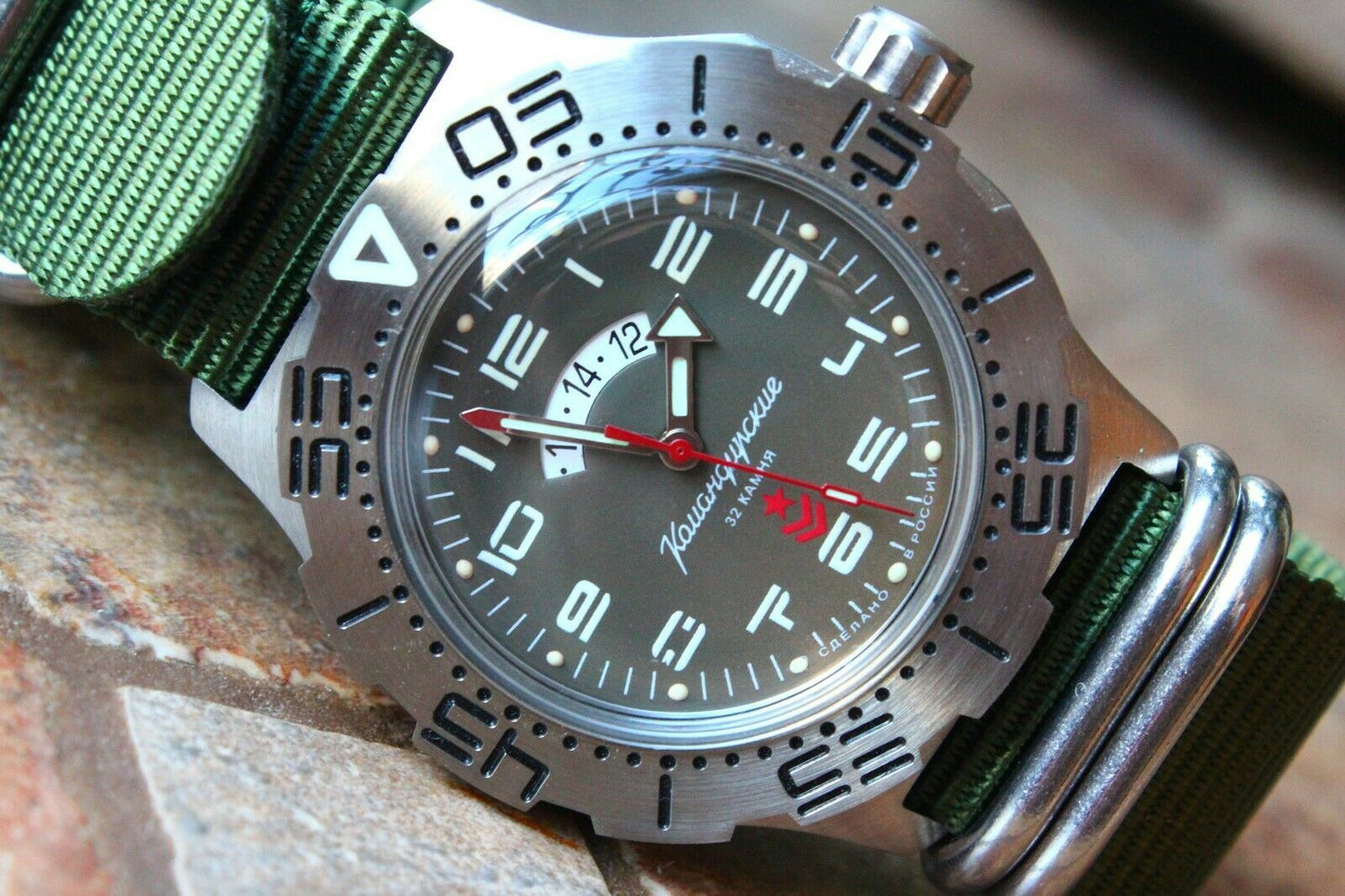 Vostok Komandirsky Mechanical Automatic Wrist Watch K-35 350755