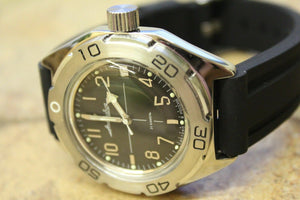 Russian Mechanical Automatic Wrist Watch VOSTOK AMPHIBIAN DIVER 670921