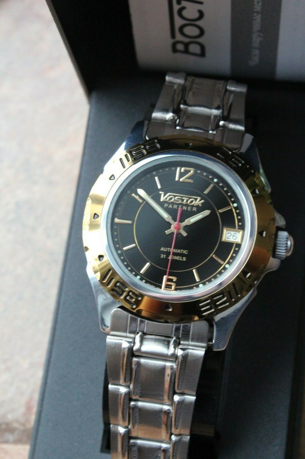 Russian Mechanical Automatic Wrist Watch Vostok Partner 301175