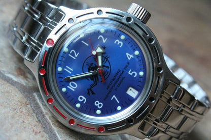 Russian Mechanical Automatic Wrist Watch VOSTOK AMPHIBIAN DIVER 420379