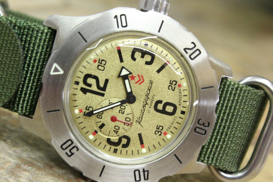 Vostok Komandirsky Mechanical Automatic Wrist Watch K-35 350749