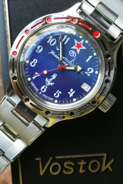 Russian Mechanical Automatic Wrist Watch VOSTOK AMPHIBIAN DIVER 420289