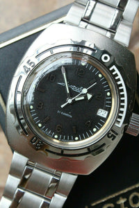 Russian Mechanical Automatic Wrist Watch VOSTOK AMPHIBIAN DIVER Custom 090366