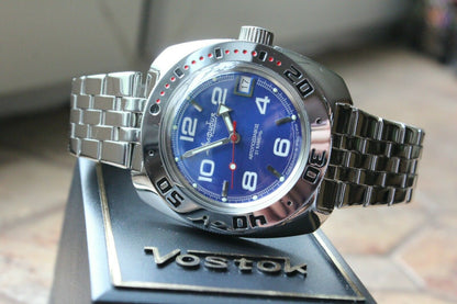 Russian Mechanical Automatic Wrist Watch VOSTOK AMPHIBIAN DIVER 710432