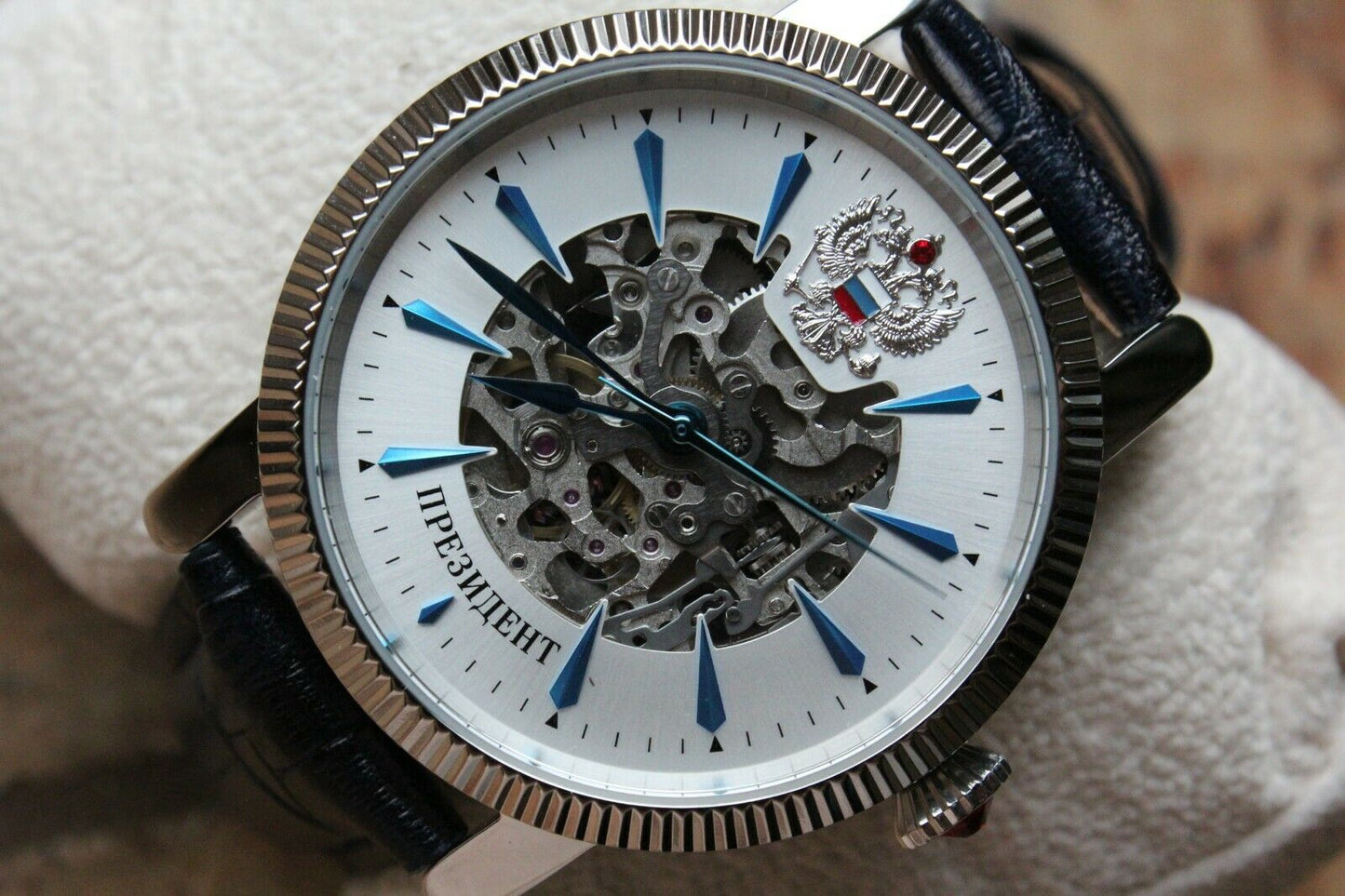 Russian President 4500150 Mechanical Automatic Men's Wrist Watch Poljot