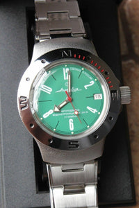 Vostok Amphibian Auto Russian diver wrist watch 060282