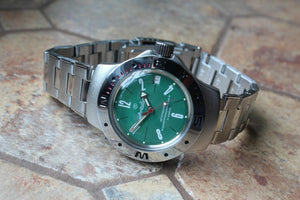 Vostok Amphibian Auto Russian diver wrist watch 060282