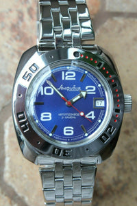 Russian Mechanical Automatic Wrist Watch VOSTOK AMPHIBIAN DIVER 710432