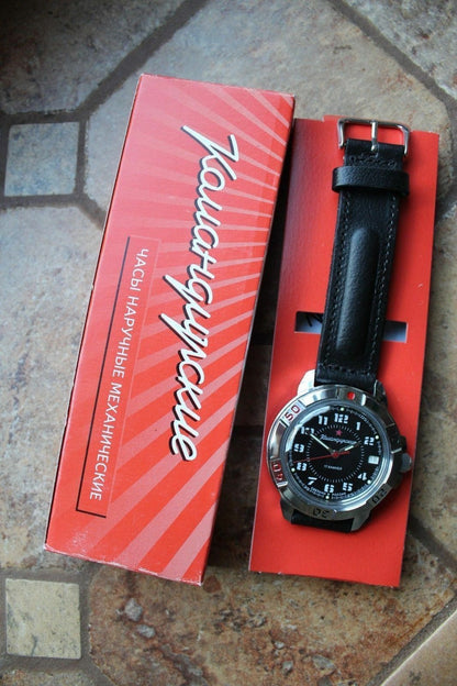 Vostok Komandirsky Russian Military Wrist Watch # 431186 NEW