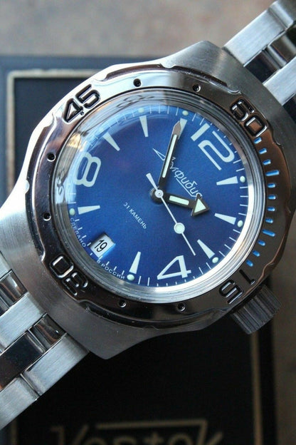 Russian Mechanical Automatic Wrist Watch VOSTOK AMPHIBIAN DIVER 160272