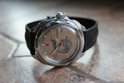 Vostok Komandirsky Russian Military Wrist Watch # 211402 NEW