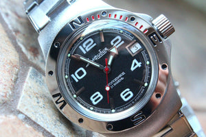 Vostok Amphibian Auto Russian diver wrist watch 060433