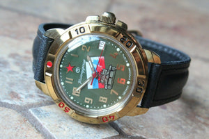 Vostok Komandirsky Military Wrist Watch # 439435 NEW