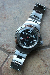 Vostok Amphibian Auto Russian diver wrist watch 060433