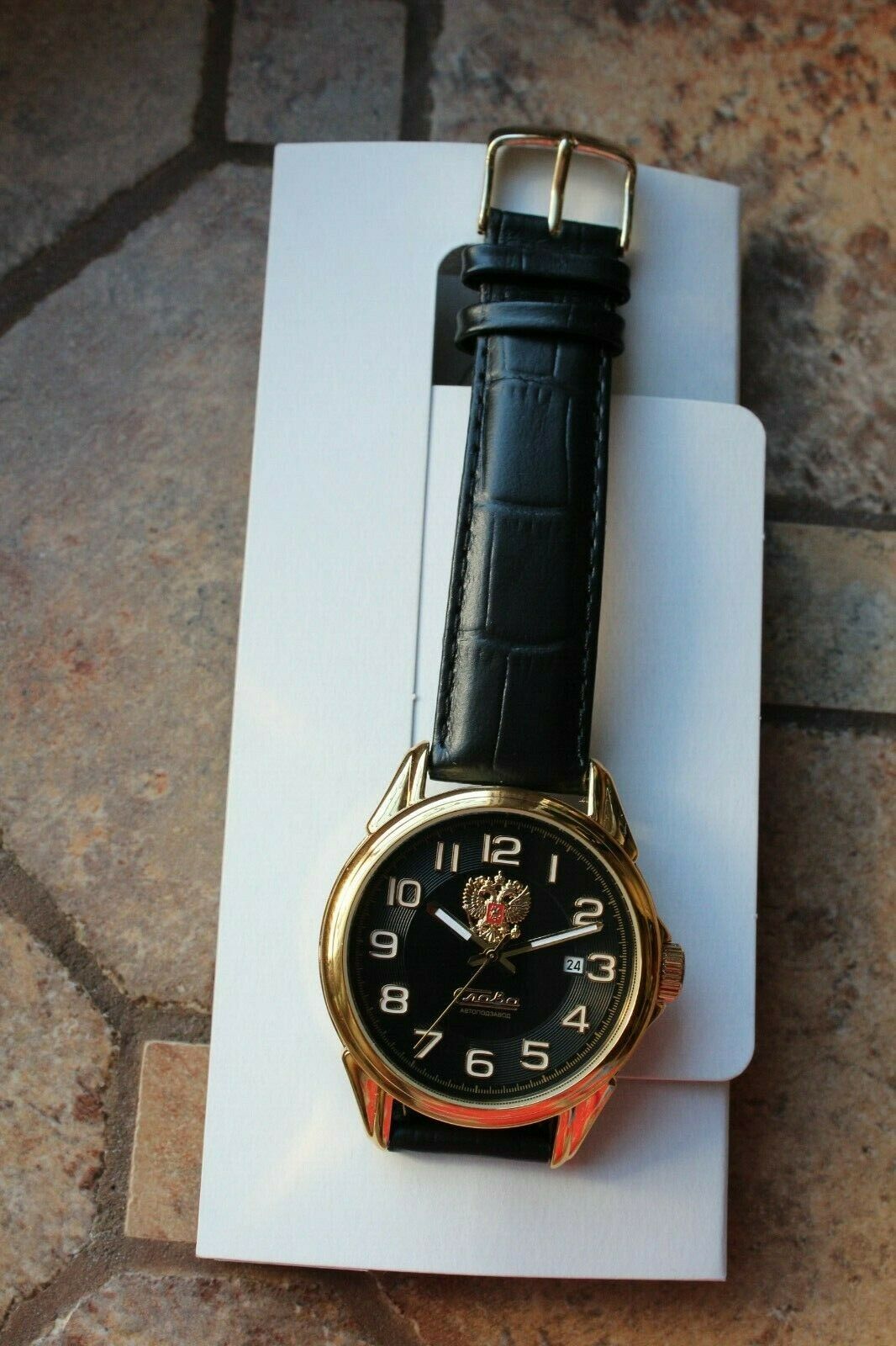 Slava Tradition Mechanical Automatic Russian Classic Wrist Watch 1619015